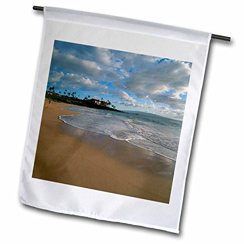 3dRose fl_89666_1 Wailea Maui Hawaii US US12 Dpb0987 Douglas Peebles Garden Flag, 12 by 18-Inch