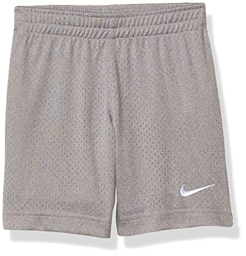 NIKE Children's Apparel Boys' Little Mesh Shorts Dark Grey Heather 6