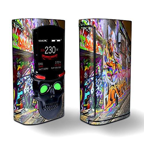 Skin Decal Vinyl Wrap for Smok S-Priv 225w Vape stickers skins cover-Graffiti Street Art NY L.A.