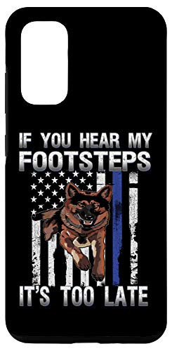 Galaxy S20 K-9 German Shepherd Police Dog Thin Blue Line Flag Gift Case