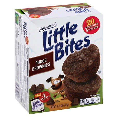 Entenmann's Little Bites 5 ct Fudge Brownie Muffins 8.25 oz -Pack of 3-