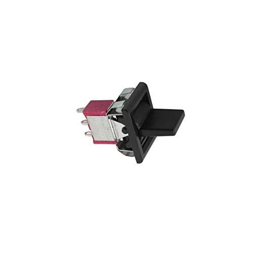 Aexit AC 250V-3A Switches 125V-5A Momentary SPDT 3 Positions Toggle Toggle Switch T80-R