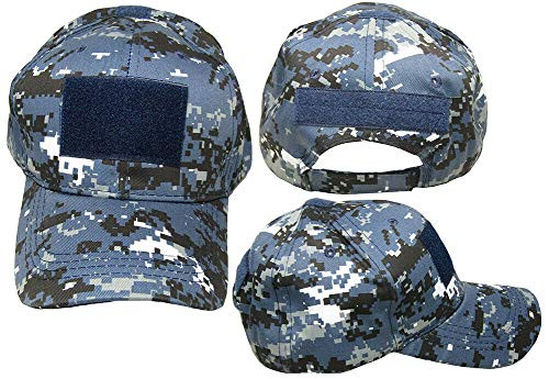 K's Novelties Blue ACU Digital Camouflage Camo Operators Tactical Patch Embroidered Hat Cap