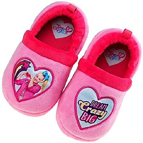 JoJo Siwa Dream Crazy Big Plush Slippers - Fuchsia-Pink toddler-7