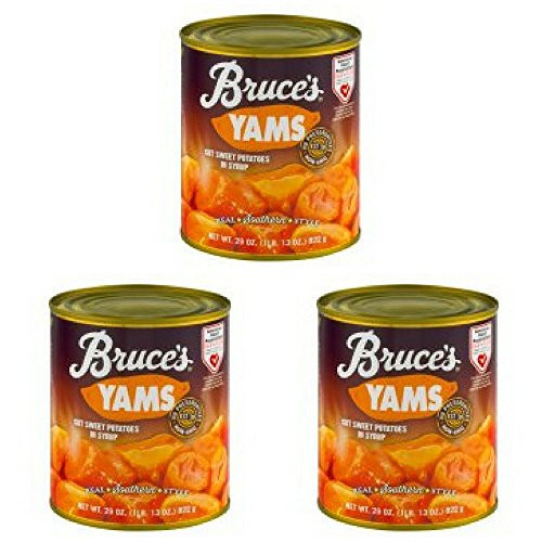 Bruce's Yams Cut Sweet Potatoes in Syrup 29.0 OZ - Pack of 3