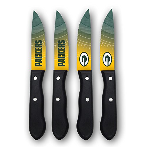 Sports Vault NFL Green Bay Packers Steak Knive Set Sports Vault NFL Green Bay Packers Steak Knive Set