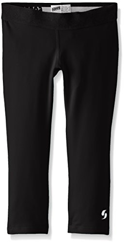 Soffe Big Girls' Dri Capri Black Medium
