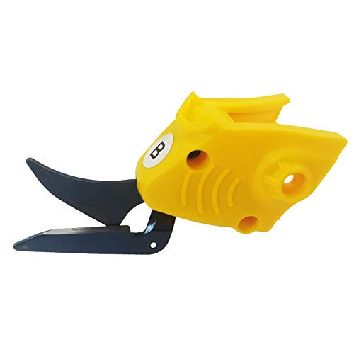 Blunt Blade Cutting Head for WBT-2 Electric Cordless Scissors Fabric Shears Cutter -Cutter Head B Yellow-