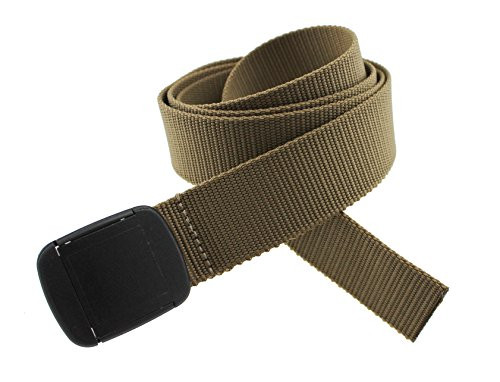 Hiker Belt Made in USA by Thomas Bates -Khaki-