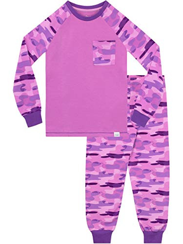 Harry Bear Girls' Camouflage Pajamas Size 7 Pink