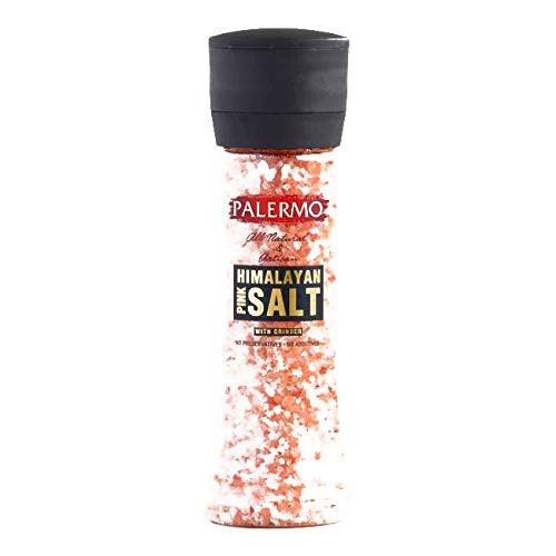 Palermo Pink Himalayan Sea Salt Grinder 12.9 oz each -2 Items Per Order not per case-