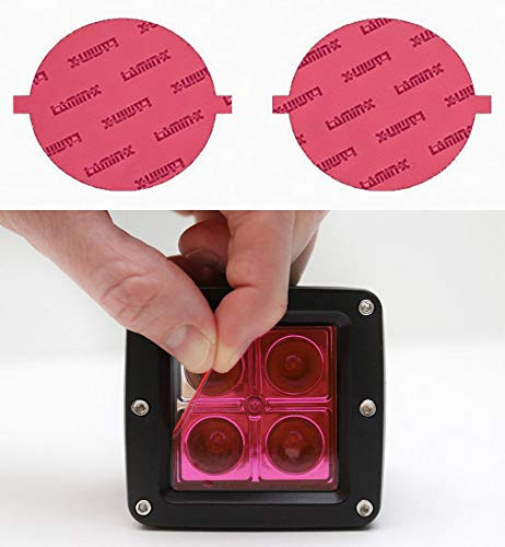 Lamin-x Custom Fit Pink Fog Light Covers for Toyota 4Runner Oval -14--