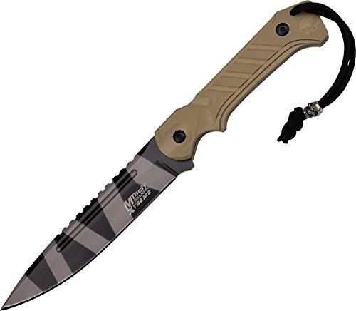 Master Cutlery MX-8121TNC 11" Fixed 5 mm Urban Camo Black Blade Knife Desert G10 Handle