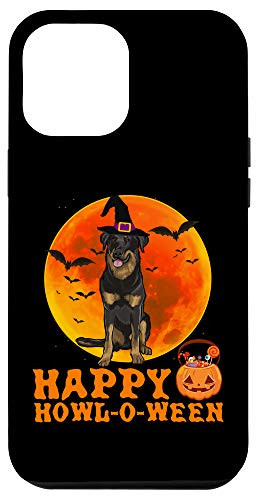 iPhone 12 Pro Max Funny Beauceron Dog Halloween Happy Howl-o-ween Case