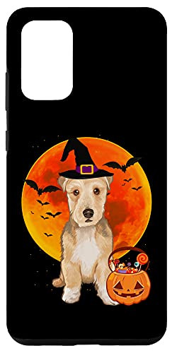 Galaxy S20 plus Dog Halloween Lakeland Terrier Jack O Lantern Pumpkin Case