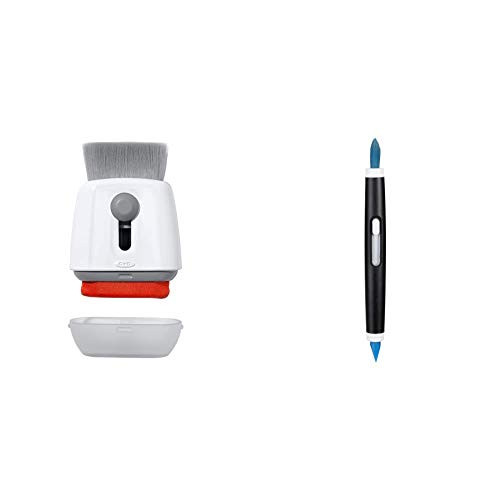 OXO Good Grips Sweep  and  Swipe Laptop Cleaner White One Size  and  Electronic Cleaning BrushBlue