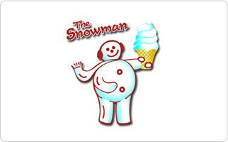 The Snowman Ice Cream Gift Card -10-