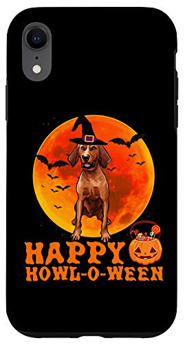 iPhone XR Funny Redbone Coonhound Dog Halloween Happy Howl-o-ween Case