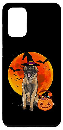 Galaxy S20 plus Dog Halloween Leonberger Jack O Lantern Pumpkin Case