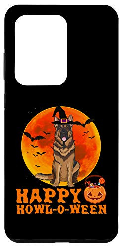 Galaxy S20 Ultra Funny German Shepherd Dog Halloween Happy Howl-o-ween Case