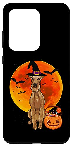 Galaxy S20 Ultra Dog Halloween Pointer Jack O Lantern Pumpkin Case