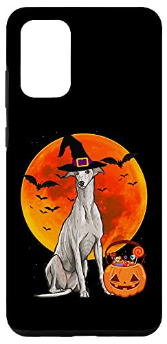 Galaxy S20 plus Dog Halloween Greyhound Jack O Lantern Pumpkin Case