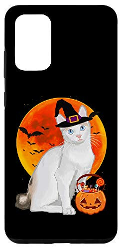 Galaxy S20 plus Cat Halloween Japanese Bobtail Jack O Lantern Pumpkin Case