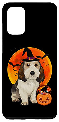 Galaxy S20 plus Dog Halloween Petit Basset Griffon Vendeen Jack O Lantern Case