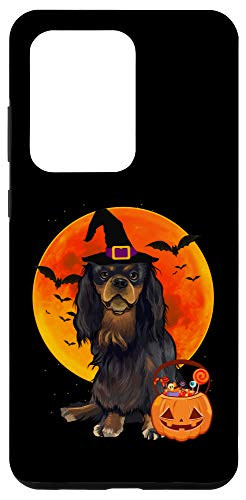 Galaxy S20 Ultra Dog Halloween English Toy Spaniel Jack O Lantern Pumpkin Case