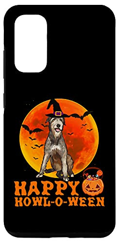 Galaxy S20 Funny Irish Wolfhound Dog Halloween Happy Howl-o-ween Case
