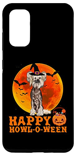 Galaxy S20 Funny Chinese Crested Dog Halloween Happy Howl-o-ween Case