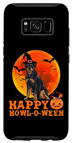 Galaxy S8 Funny Rottweiler Dog Halloween Happy Howl-o-ween Case