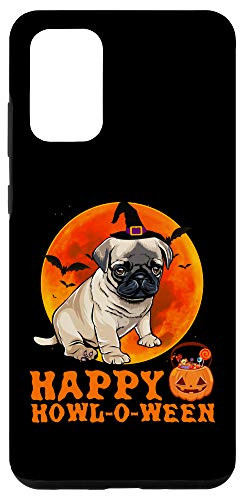 Galaxy S20 plus Funny Pug Dog Halloween Happy Howl-o-ween Case