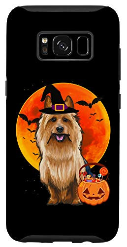Galaxy S8 Dog Halloween Australian Terrier Jack O Lantern Pumpkin Case