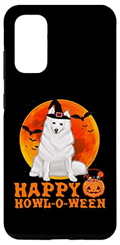 Galaxy S20 Funny American Eskimo Dog Dog Halloween Happy Howl-o-ween Case