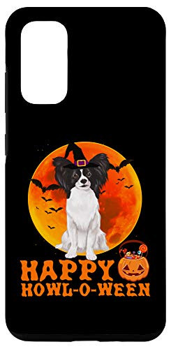 Galaxy S20 Funny Papillon Dog Halloween Happy Howl-o-ween Case