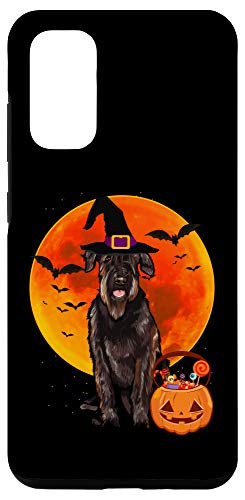 Galaxy S20 Dog Halloween Giant Schnauzer Jack O Lantern Pumpkin Case