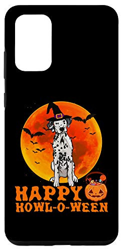 Galaxy S20 plus Funny Dalmatian Dog Halloween Happy Howl-o-ween Case