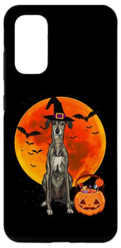 Galaxy S20 Dog Halloween Sloughi Jack O Lantern Pumpkin Case