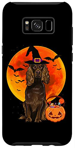 Galaxy S8 plus Dog Halloween Boykin Spaniel Jack O Lantern Pumpkin Case