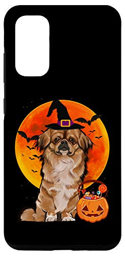 Galaxy S20 Dog Halloween Pekingese Jack O Lantern Pumpkin Case