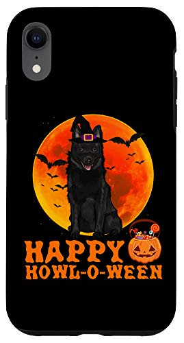 iPhone XR Funny Schipperke Dog Halloween Happy Howl-o-ween Case