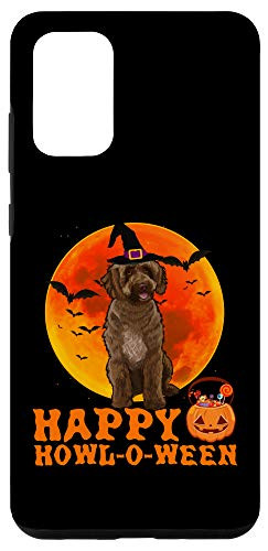 Galaxy S20 plus Funny Spanish Water Dog Dog Halloween Happy Howl-o-ween Case