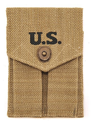 World War Supply WW2 Model 1911 45 AUTO Double Magazine Pouch Marked JT and L 1942