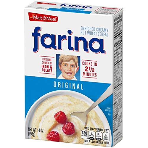 Farina Enriched Creamy Hot Wheat Cereal Original 14 oz -Pack of 2-