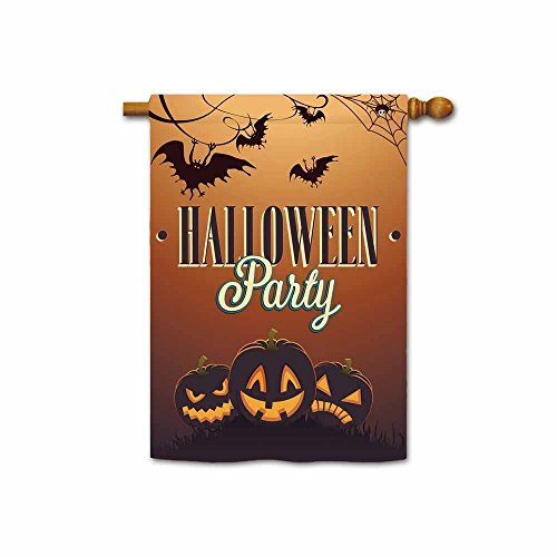 KafePross Carving Jack-O'-Lanterns Decorative Halloween Party House Flag 28"x40"