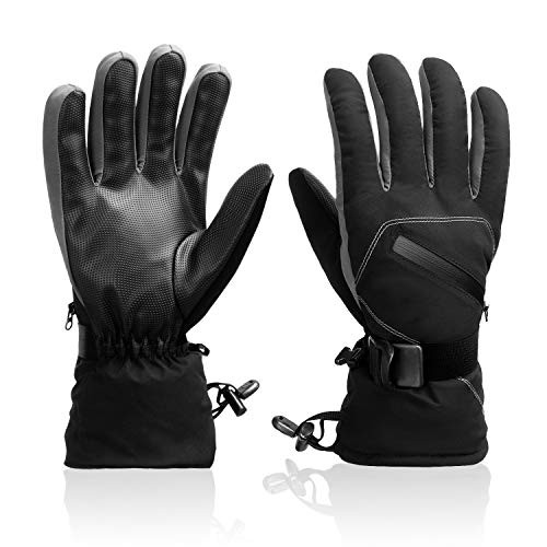 BOSONER Ski Snowboard Gloves Waterproof Winter Warm Gloves Cold Weather Touchscreen Snow Gloves for Mens Womens Kids SkiingSnowboarding