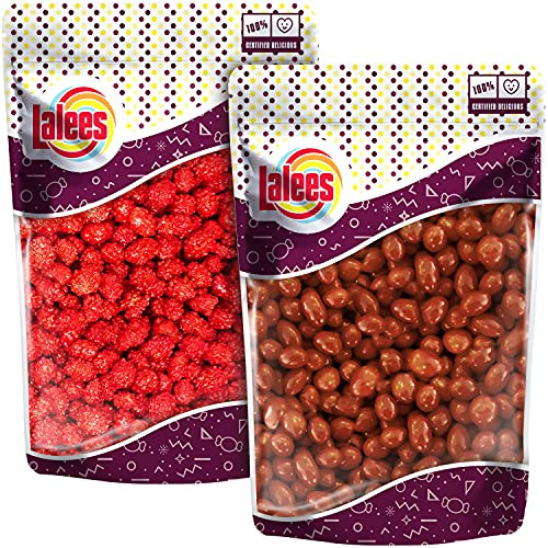 Lalees Boston Baked Beans - French Burnt Peanuts - Candy Coated Peanuts - 2 Pack of 1 Pound Each - Bulk Unwrapped Candy - Old Fashion Candy