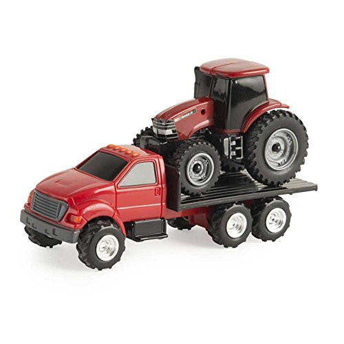 ERTL 1/64 Truck with Case IH Tractor Collect N Play