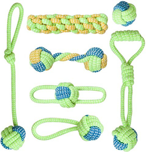 E-Universal Dog Rope Toy Puppy Chew Tug of War Dog Toys Playtime and Teeth Cleaning Toys Small Dog Toys E-Universal Dog Rope Toy Puppy Chew Tug of War Dog Toys Playtime and Teeth Cleaning Toys Small Dog Toys